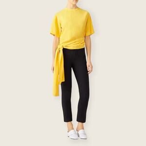 EUC | Cedric Charlier | Waist Tie Blouse | Yellow | Size 12